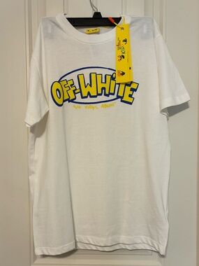 Kids Off-White White Tee by Virgil Abloh